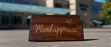Wooden Manhappiness Plaque