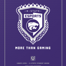 K-State Esports logo with the text "More than gaming"