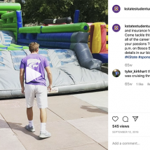 Instagram Sponsored Post of a Bosco Student Plaza Activation